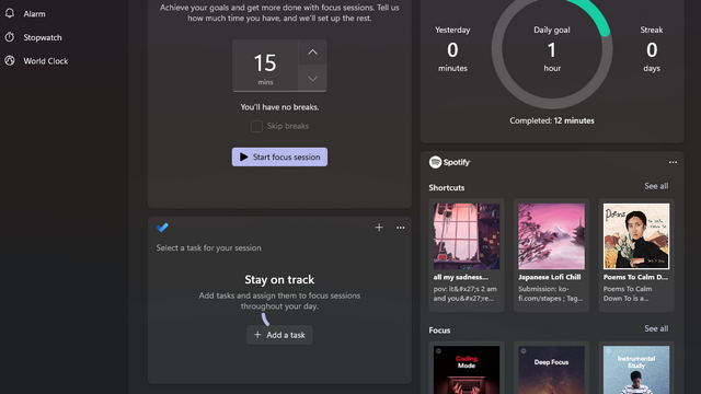 New Clock app for Windows 11 with Focus Sessions rolling out to Windows  Insiders