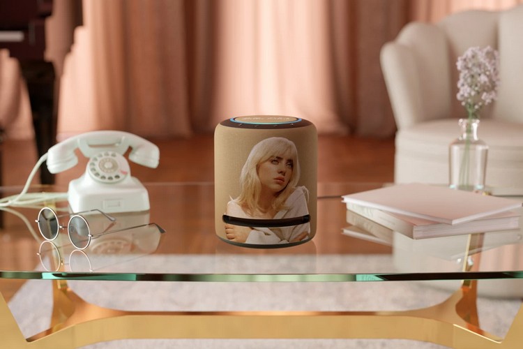 Amazon's Latest Limited-Edition Echo Studio Comes with Billie Eilish's Face Imprinted on It