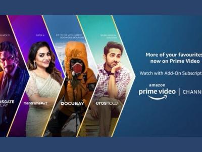 Amazon Prime Video channels launched in India