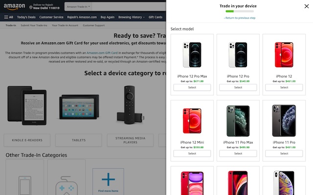 Amazon Trade-In program