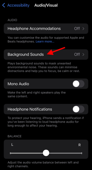 background sounds