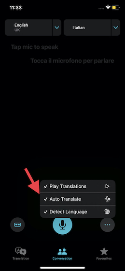 Choose-Auto-Translate-mode-in-the-menu