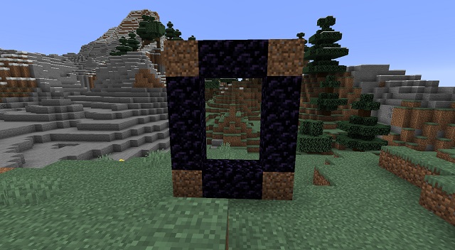 Complete Nether Portal in MC