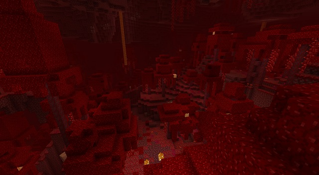 Crimson Forest Biome in Minecraft