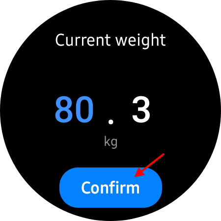 Current weight
