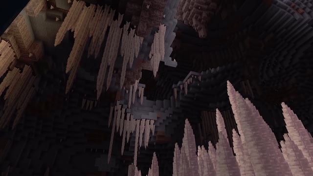 كهوف Dripstone في Minecraft