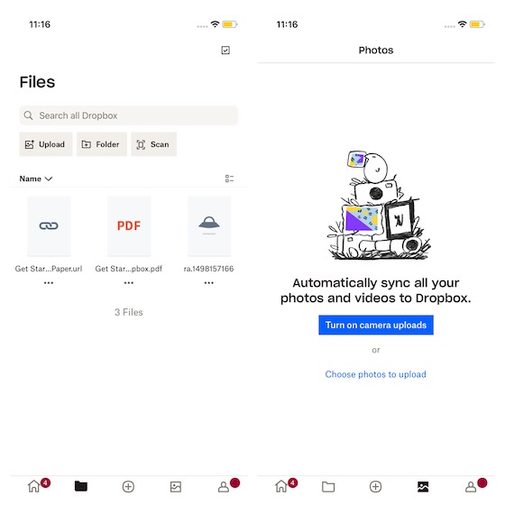 Dropbox for iPhone and iPad