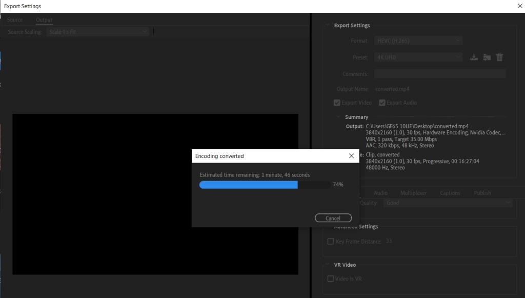 MSI GF series exporting