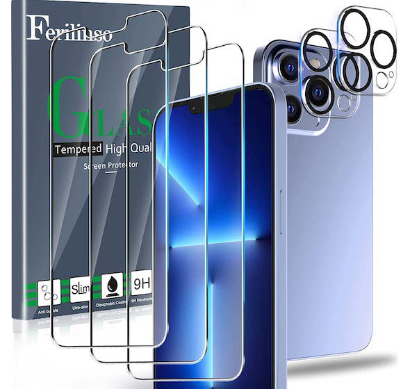 Ferilinso Screen Guard and Camera Lens Protector