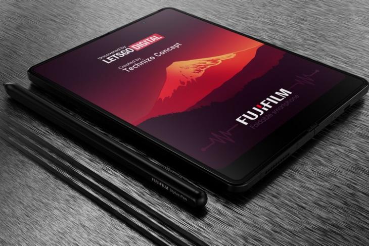 Fujifilm patentiert ein faltbares Smartphone mit Stylus-Unterstützung