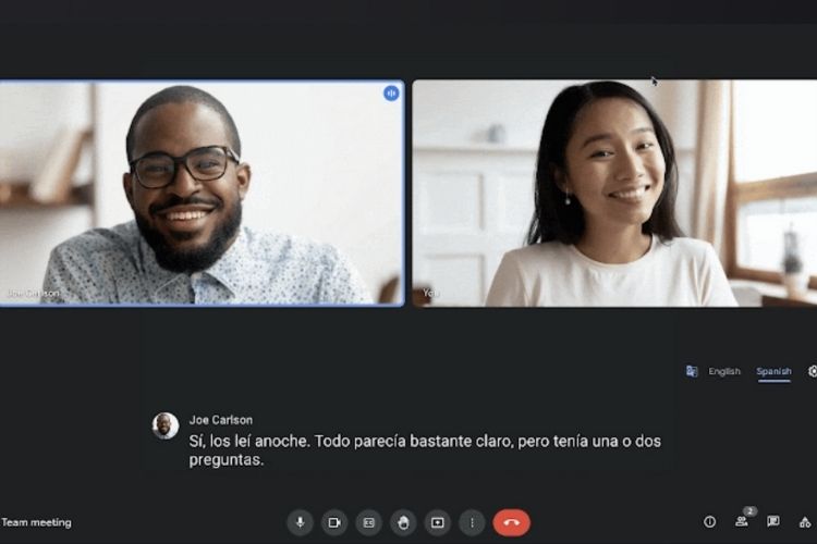 Google Starts Testing Live Translated Captions on Google Meet