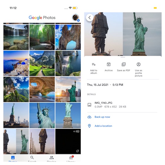 Google Photos for iPhone and iPad 