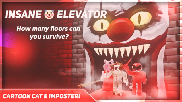 a screenshot of the game Insane Elevator roblox scary game 