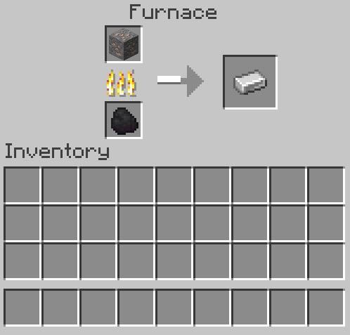 How to Craft an Iron Ingot in Minecraft 