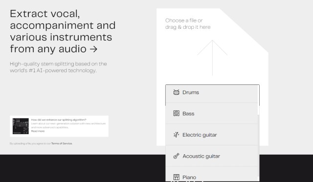 LALAL.AI’s New Feature Lets You Separate and Isolate Musical Instruments from Songs