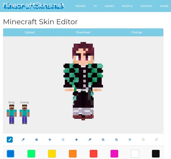 MinecraftSkins.net Editor