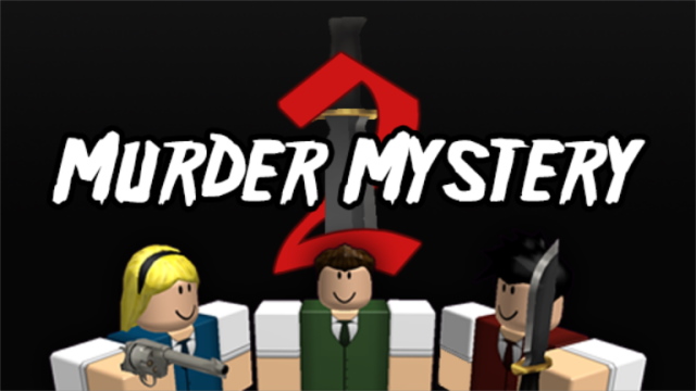 a screenshot murder mystery 2 game on Roblox scary 