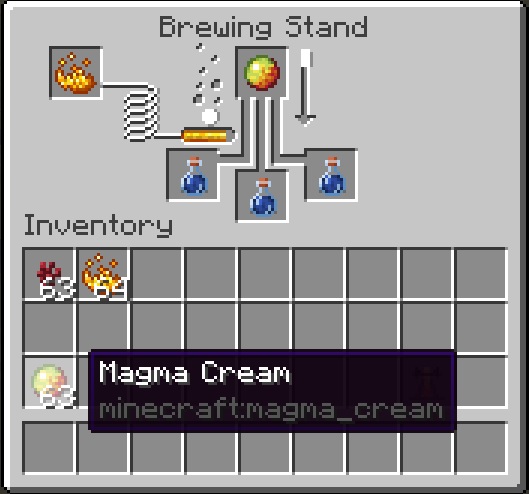 Potion of Fire Resistance in Minecraft