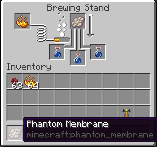 Brewing Phantom Membrane in Brewing Stand