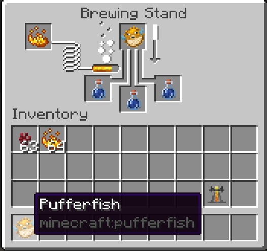 minecraft water breathing potion