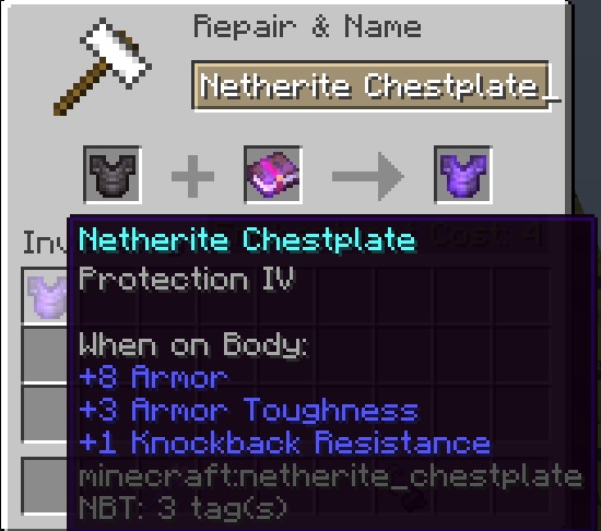 The best enchantments to put on your Netherite armor. 4-6