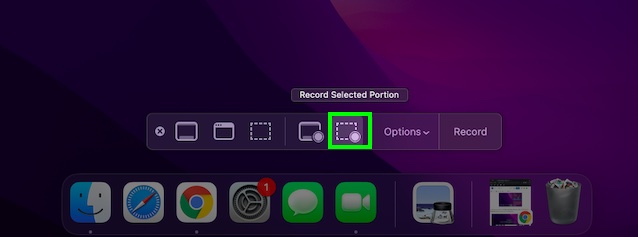 Record selected portion in QuickTime Player 