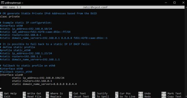 Как установить статический IP-адрес на Raspberry Pi