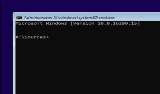 CMD in windows 10 setup