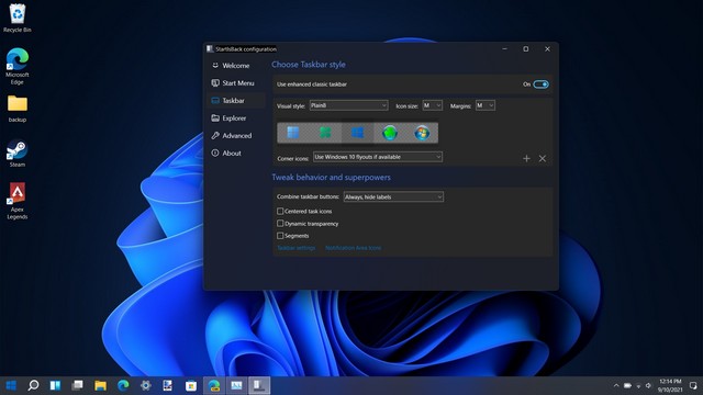 StartIsBack Is a Nifty App That Adds Windows 7 Start Menu, Taskbar Designs in Windows 11