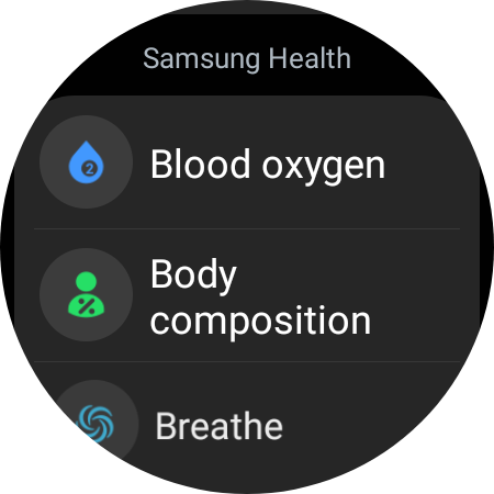 blood oxygen samsung galaxy watch 4 face