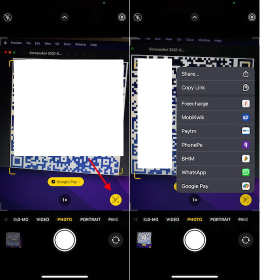 How to Use iPhone Camera App to Make UPI Payments on iOS 15 in India