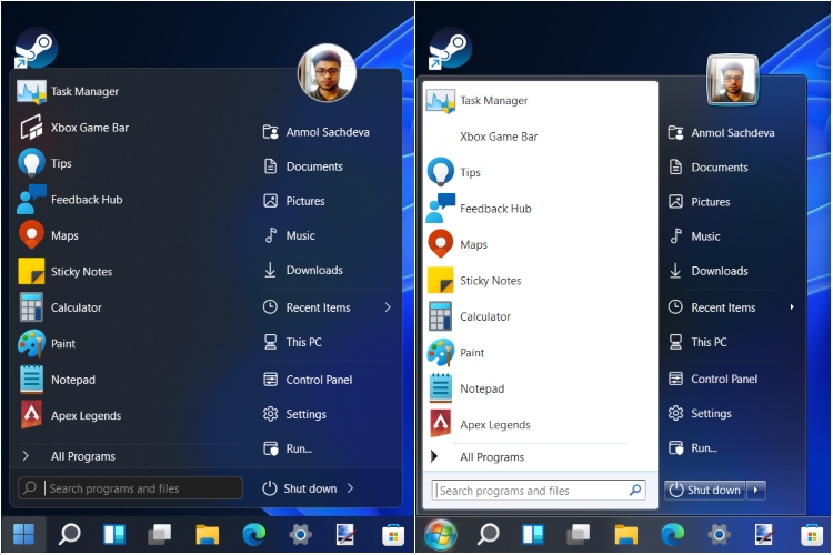 StartIsBack Is a Nifty App That Adds Windows 7 Start Menu, Taskbar Designs in Windows 11