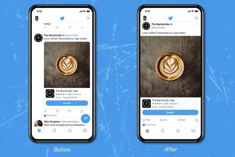 Twitter Tests New Edge-to-Edge Format for Videos, GIFs on User Timeline for iOS Devices