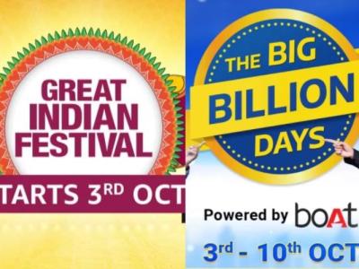 Flipkart, Amazon Prepone Sale Events to Rival Each Other; Both Events to Go Live on October 3
