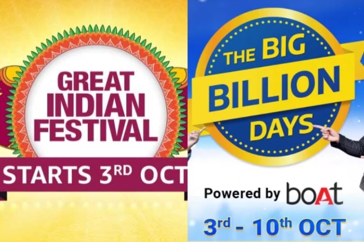 Flipkart, Amazon Prepone Sale Events to Rival Each Other; Both Events to Go Live on October 3