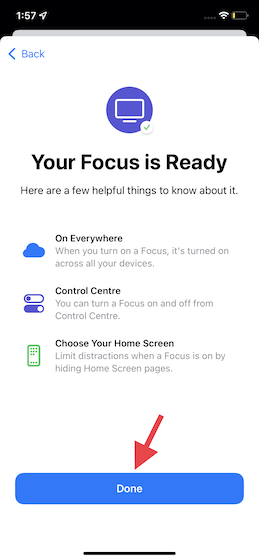 Your custom Focus Mode for iOS 15