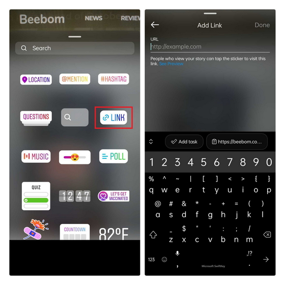 How to Add Links to Instagram Stories Using Stickers