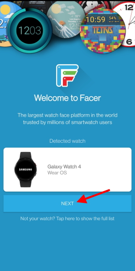 detected watchface 