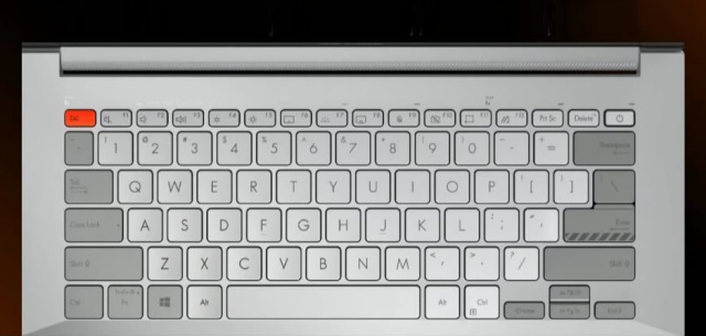 dual-tone asus vivobook pro 14x-16x laptop keyboard