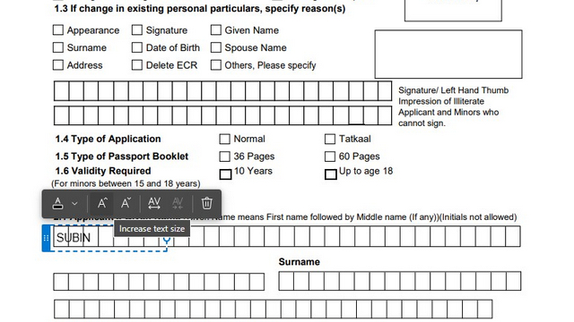 Add Text to PDF Files Edge