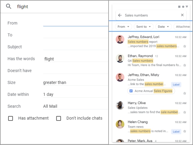Google Starts Rolling out New Search Filters in Gmail for Android