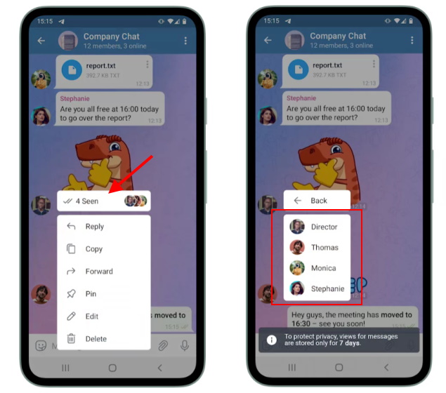 Telegram Update Adds Chat Themes, Video Call Recording, and More