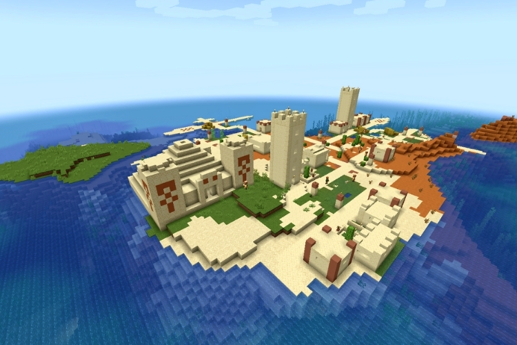 Classic survival island Minecraft Map