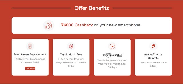 Airtel Mengumumkan untuk Menawarkan Uang Kembali Rs 6.000 di lebih dari 150 Smartphone di India