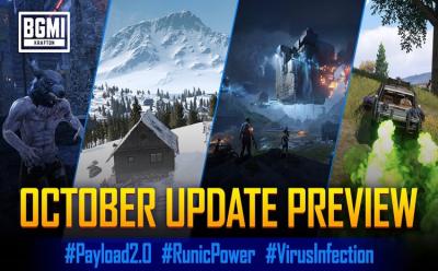 BGMI v1.6.5 October Update to Include Runic Power, Payload 2.0, Virus Infection, and More