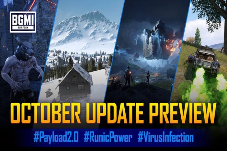 BGMI v1.6.5 October Update to Include Runic Power, Payload 2.0, Virus Infection, and More