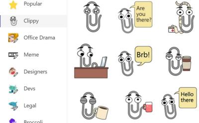 Clippy Is Back as a Sticker Pack on Microsoft Teams