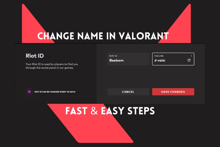 How to Change Your Valorant Name (2023 Guide) | Beebom