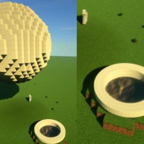 Sphere Minecraft Tutorial Minecraft Sphere Layers