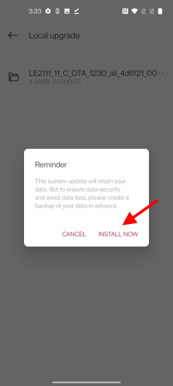 Install now